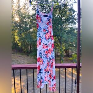 MINKPINK Floral Midi Wrap Dress